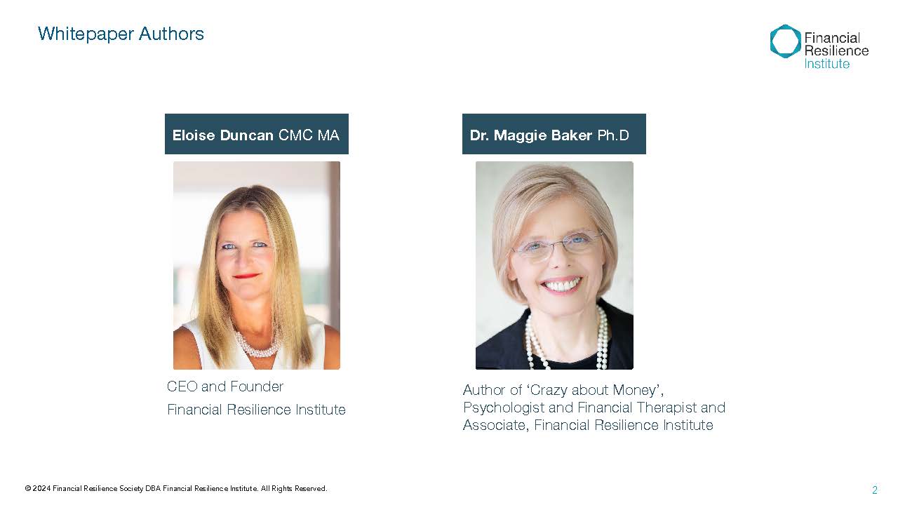 Headshots of whitepaper authors Eloise Duncan and Dr. Maggie Baker
