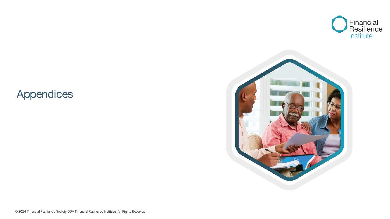 Retired couple discussing financial paperwork with a financial advisor